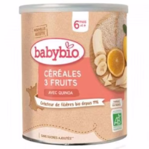 BABYBIO CEREALES 3 FRUITS