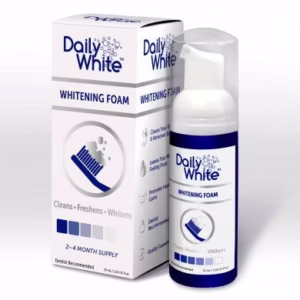 DAILY WHITE Mousse Nettoyante Et Blanchissante