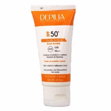 depilia-fluide-solaire-spf-50-ecran-invisible-40-ml.jpg DEPILIA FLUIDE SOLAIRE ÉCRAN