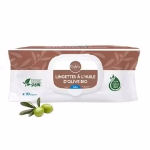 GIFRER Lingettes Nettoyantes À L’Huile D’Olive Bio