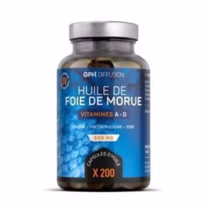 GPH HUILE DE FOIE DE MORUE 500 mg