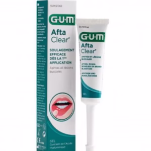 GUM AftaClear Gel 10 ml | REF 2400 - Soulagement ciblé et cicatrisation rapide des aphtes et lésions buccales