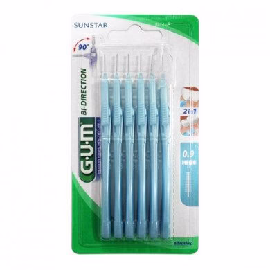 GUM Manche Avec Brossettes Micro-Fines 0.9 mm