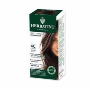 HERBATINT Châtain Cendré Soin Colorant Permanent 4C