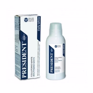 PRESIDENT WHITE BAIN DE BOUCHE