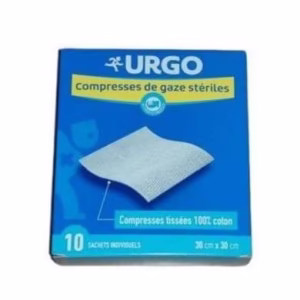 URGO Compresses De Gaze Stériles 30 cm x 30 cm