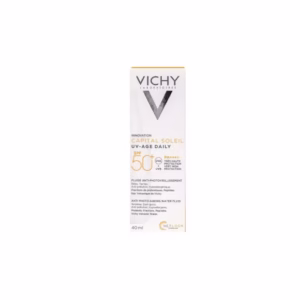 VICHY CAPITAL SOLEIL UV AGE DAILY SPF 50 FLUIDE 40 ML – Protection Quotidienne Anti-Âge Haute Performance