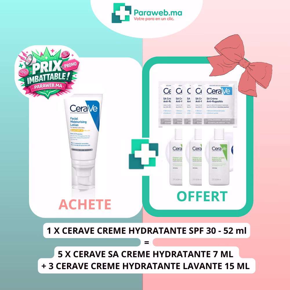 CeraVe Crème Hydratante Visage SPF 30 PROMO