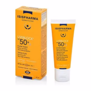ISISPHARMA UVEBLOCK FLUIDE TEINTÉ MEDIUM SPF 50+
