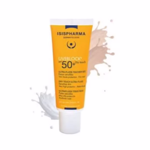 ISISPHARMA UVEBLOCK FLUIDE TEINTÉ CLAIR ULTRA DRY TOUCH SPF 50