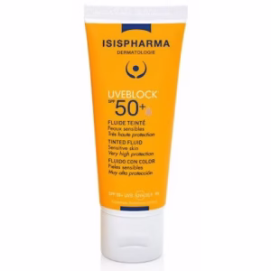 ISISPHARMA UVEBLOCK FLUIDE TEINTÉ CLAIR