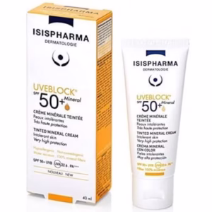 ISISPHARMA UVEBLOCK MINÉRALE TEINTÉE PEAUX INTOLÉRANTES CREME SPF 50+
