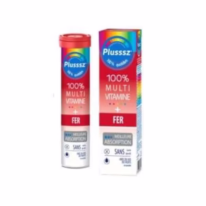 PLUSSSZ MULTIVITAMINE 100% + FER