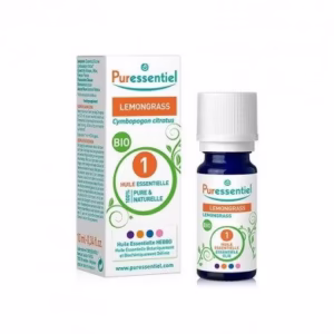 PURESSENTIEL HUILE ESSENTIELLE LEMONGRASS BIO