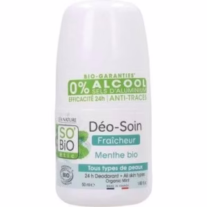 SO BIO ÉTIC Déo Soin Fraîcheur Menthe Bio
