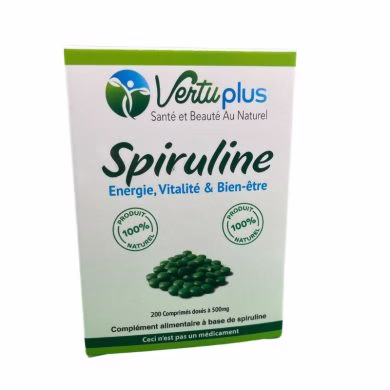 vertuplus spiruline 500 mg