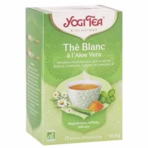 YOGI TEA Thé Blanc à l’Aloe Vera