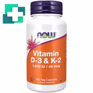 NOW VITAMIN D3 ET K2