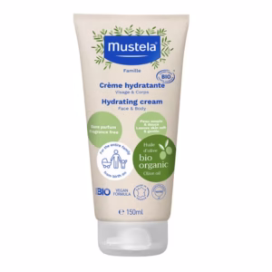 MUSTELA BIO Crème Hydratante – 150 ml – Hydratation Pure, Peau Souple & Confort Naturel
