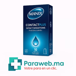 MANIX CONTACT PLUS – 10 Préservatifs