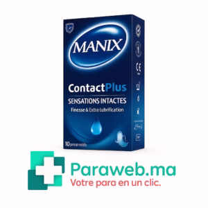 MANIX CONTACT PLUS – 6 Préservatifs
