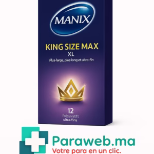 MANIX KING SIZE MAX – 12 Préservatifs