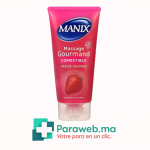MANIX MASSAGE GOURMAND Fraise Onctueuse
