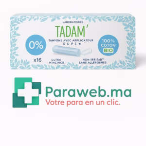 TADAM TAMPONS DERMO-SENSITIFS Super Coton Bio