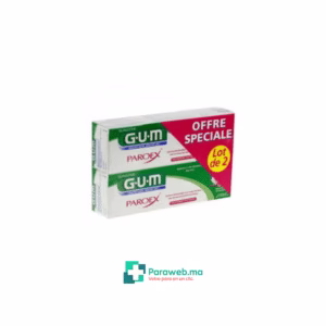 GUM Pack 2 Dentifrices Paroex
