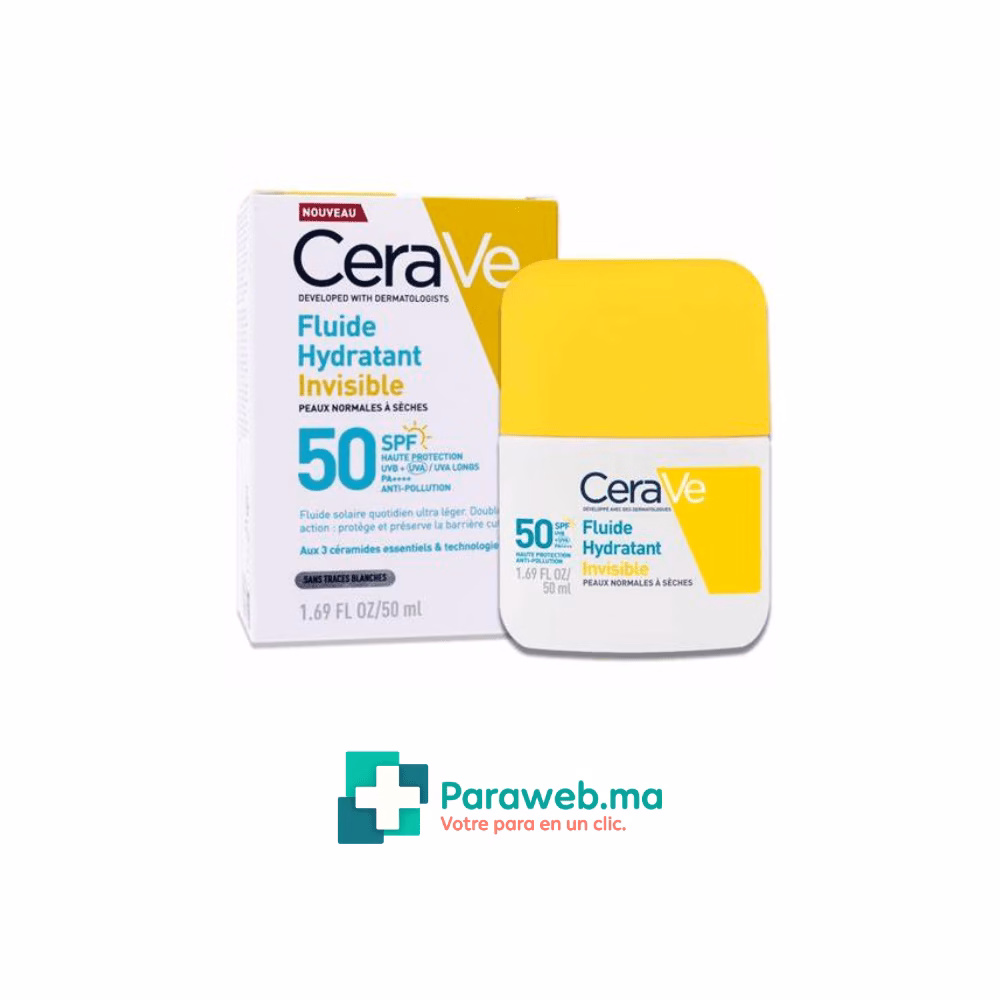 CERAVE Fluide Hydratant Invisible SPF 50