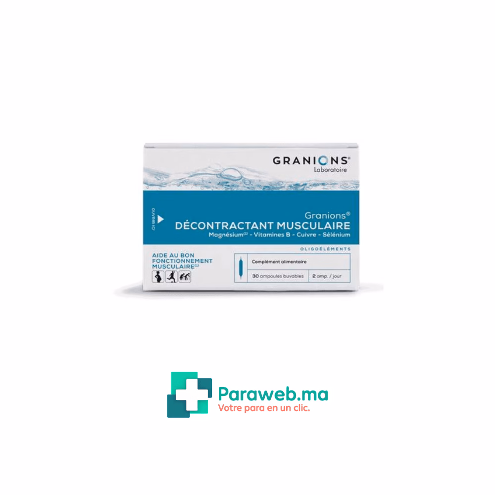 GRANIONS DÉCONTRACTANT MUSCULAIRE