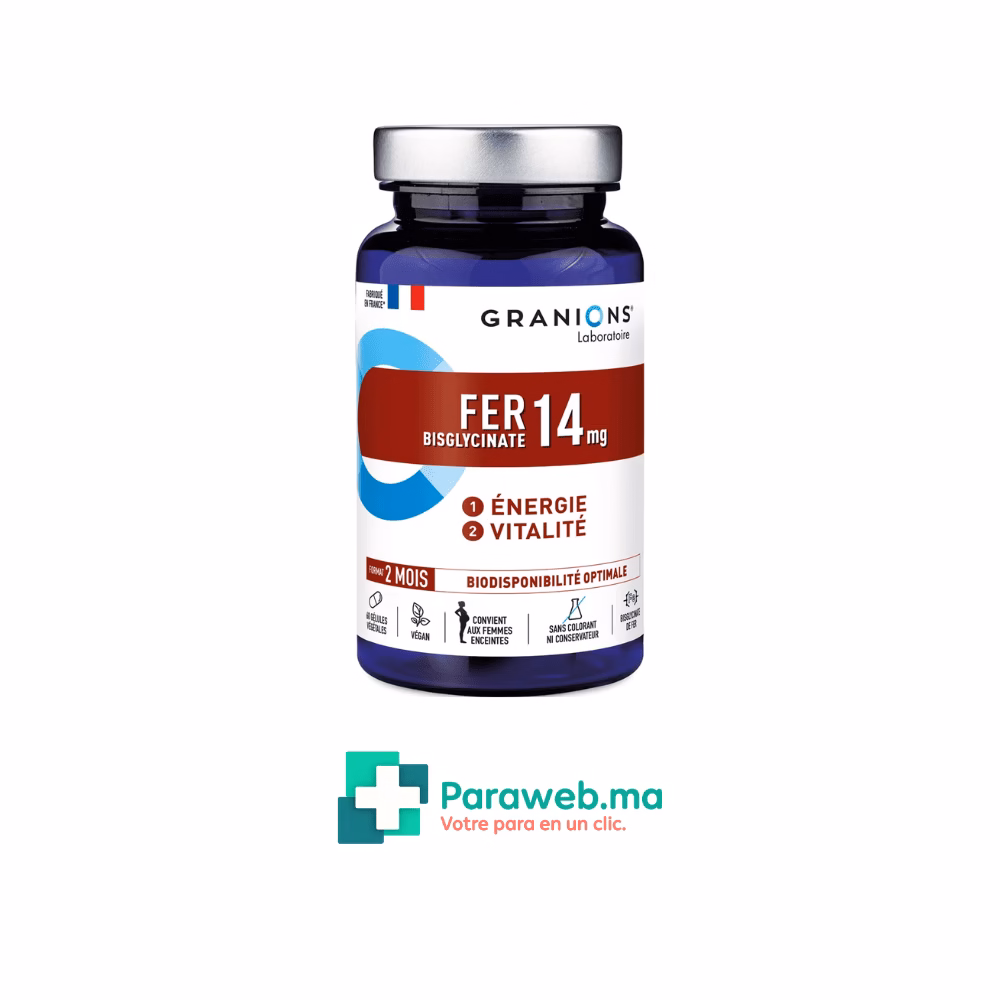 GRANIONS FER BISGLYCINATE 14 MG