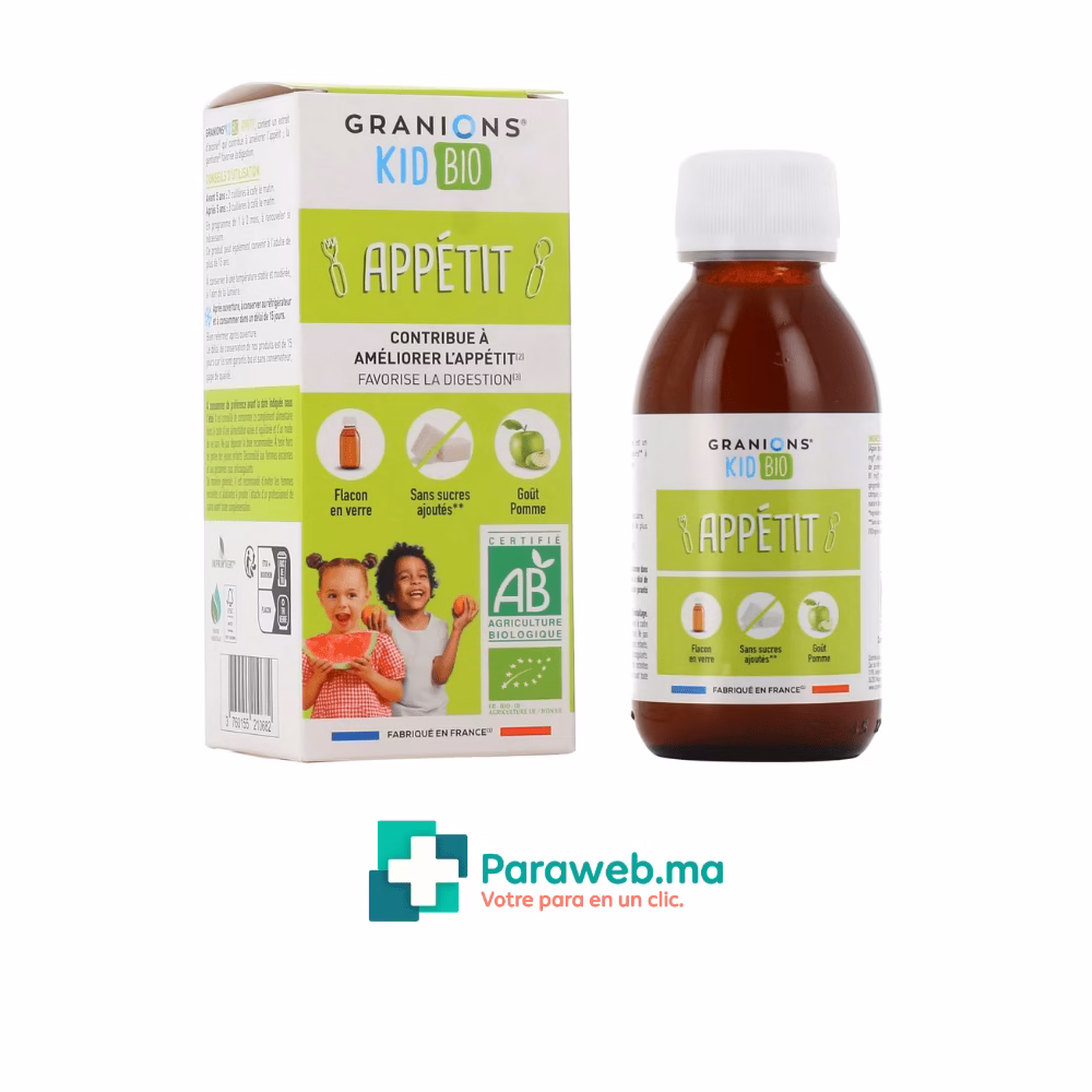 GRANIONS KID BIO APPÉTIT SIROP
